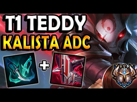 T1 Teddy KALISTA ADC vs KAISA - Patch 10.25 Ranked Korea ✅