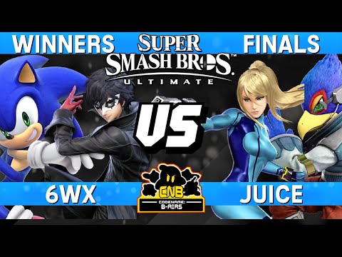 Smash Ultimate Tournament Winners Finals - 6WX (Joker / Sonic) vs Juice (ZSS / Falco) - CNB 198