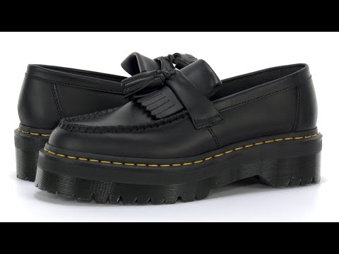 Unisex Dr. Martens Adrian Quad Leather Platform Loafers Unisex Dr. Martens Adrian Quad Leather Platform Loafers