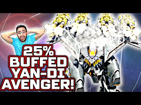 New Buffed AVENGER w/ 25% Sharpshooter Skill Sherds Everything | War Robots 8.7 Behemoth Gameplay WR