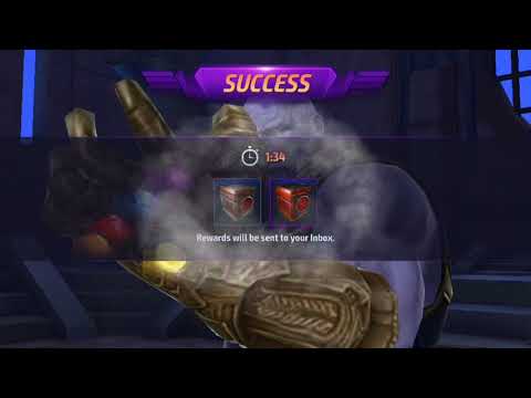 [Marvel Future Fight] Thanos Infinity War uniform test.