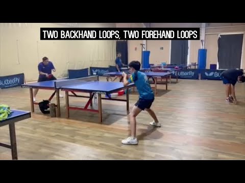 Butterfly Training Tips with Darryl Tsao - Two Backhand Loops & Two Forehand Loops