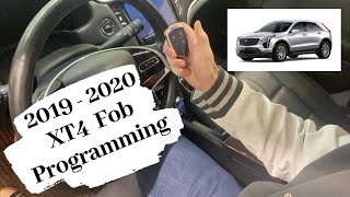 How To Program A Cadillac XT4 Smart Key Remote Fob 2019 - 2020