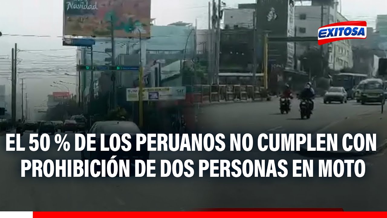 🔴🔵 Ciudadanos no cumplen con prohibición de dos personas en una motocicleta