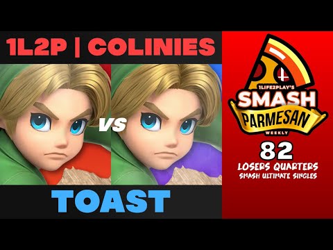 1L2P  colinies vs Toast - Smash Ultimate Singles Losers Quarters Smash Parmesan 82 - Young link vs Y