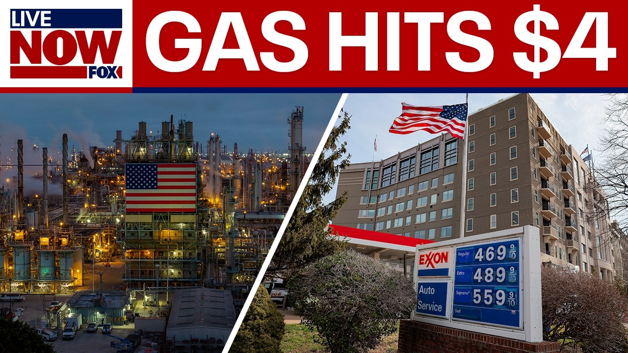National gas average hits $4 for first time since 2022 as Iran war continues