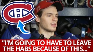 THE HABS JUST LOST THEIR ATTACKER! EVERYONE WAS SHOCKED BY WHAT WAS REVEALED! CANADIENS NEWS