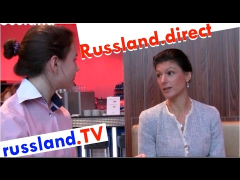 Sahra Wagenknecht im Interview zu Russland [Video]