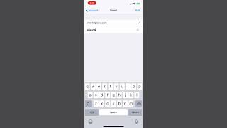 Setup Email Alias on a iPhone or a iPad