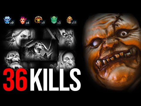OMG 36 Kills - This Pudge totally Wiped Out Whole Enemy Team No Mercy | Pudge Official