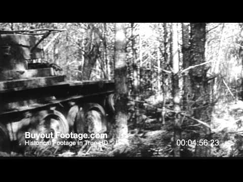 HD Stock Footage WWII German Invasion of Russia | Our Russian Front Reel 1