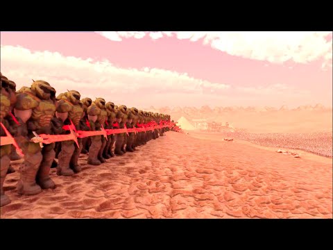 ultimate epic battle simulator 2 Doom slayer 20,000 vs 3,000,000 Standard zombie! uebs 2