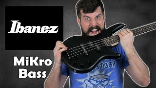 Video thumbnail for The Ultimate Beginner Bass?? | Ibanez GSRM20 Mikro Short-Scale Bass Guitar by C. A. House Music