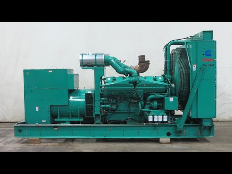 Cummins DFJD 1000 kW diesel generator, KTA38-G4 engine, 1439 Hrs, Yr 1996 - CSDG # 4839