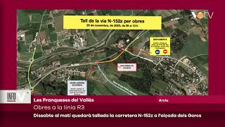 VOTV - Dissabte al matÃ­ quedarÃ  tallada la carretera N-152z a l'alÃ§ada dels Gorcs