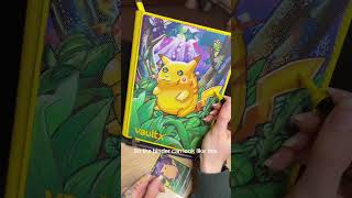 Why do I draw on my hand? #artwork #pokemon #pikachu #painting #pokemontcg #customart #tcg #binders