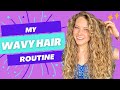 WAVY HAIR ROUTINE ✨ type 2a 2b 2a waves // with explanation