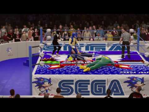 WWE 2K16 Kick-Ass and Casey Jones vs Sonic and Shadow  Round 2