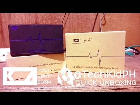 Quick Unboxing: Knowledge Zenith HDS1, EDR1, and ED3M