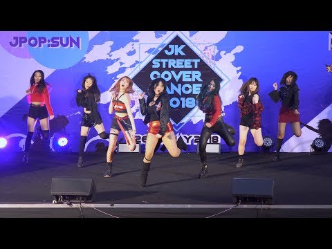 180526 Liquor cover KPOP - I LIKE IT + Hobgoblin + BLACK DRESS (CLC) @ JK Street Cover Dance 2018