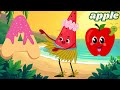A For Apple Phonics Song A For Apple B For Ball Phonics Song 2 With TWO Words In 3D A For Air