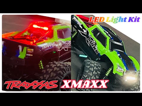 XMaxx LED Light Kit (Traxxas) installation &Testing 💪