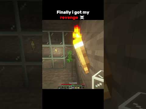 Finally I got My Revenge #Minecraft