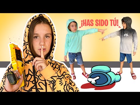 JUEGOS para HACER EN CASA ¡AMONG US! en FAMILIA