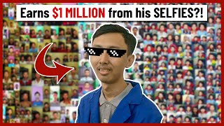 How did this guy become a MILLIONAIRE for selling selfies?!