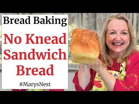 Mary's No-Knead Sandwich Bread (2 Loaves)