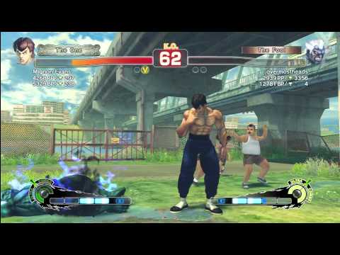 [Fei] Mignon Evans vs overmostheads [Oni] SSF4 Arcade Edition