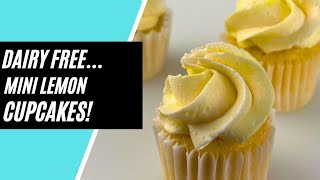 How To Bake Dairy Free Mini Lemon Cupcakes (small batch)