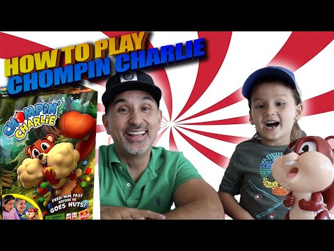 Chompin Charlie Kids board game. Review and Game Play.