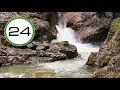 Sonido De CASCADA Relajante Con Agua Cayendo Fuerte En Un Lago Para Dormir Y Relajarse