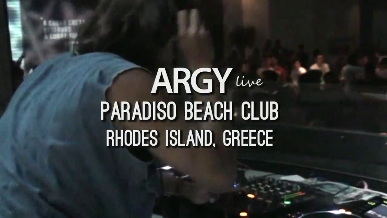 Argy - Live @ Paradiso Beach Club, Rhodes Island, Greece 2012