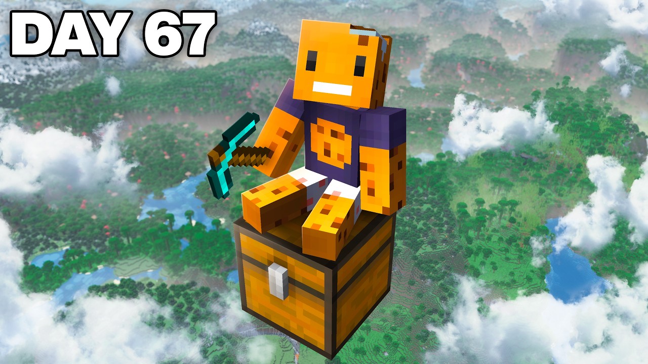 I Survived 100 Days on ONE CHEST in Minecraft Hardcore