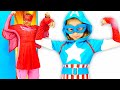 Nastya se transforma em um super herói Nastya se transforma em um super herói