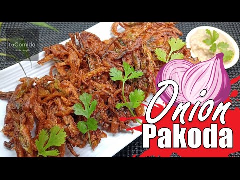 HOW TO MAKE ONION FRITTERS - CRISPY ONION PAKORA/PAKODA!- PAANO GUMAWA NG MALUTONG NA SIBUYAS!