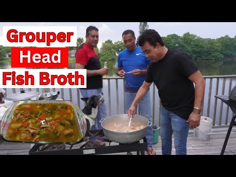 This Grouper Head Fish Broth Will Blow Your Mind – Real Trinidad Flavor! Caribbean Fish Broth.
