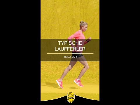 Typische Fehler beim Laufen | So setzt du den Fuß richtig auf! | #shorts #healthyHUK