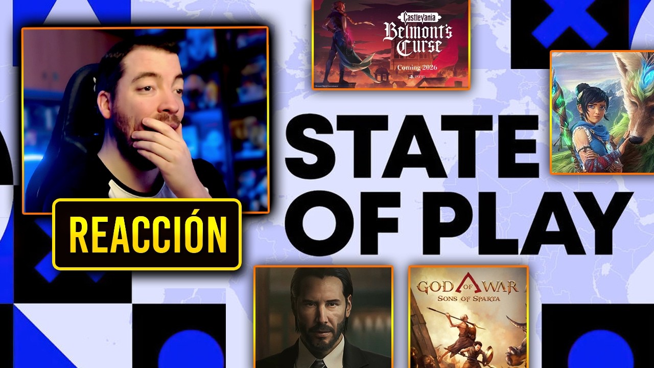 QUÉ JODIDA PASADA! Mi REACCIÓN al STATE OF PLAY: God of War, Castlevania, John Wick, KENA 2 y MÁS!