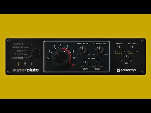 Soundtoys releases SuperPlate Reverb Plugin for macOS & Windows (VST, AU & AAX) with intro offer