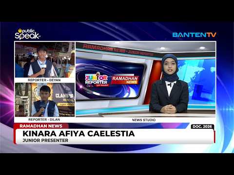 Video dokumentasi praktik panggung dan rekaman podcast siswa Speak Corner Public Speak ID Serang episode 13