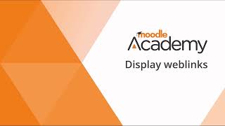 URL Display weblinks in Moodle