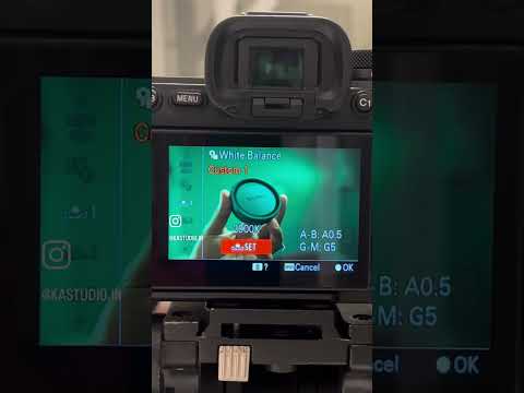 "Quick Guide: Setting White Balance with a Sony Lens Cap"