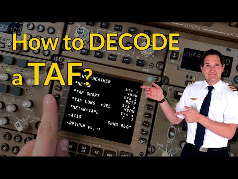 How to DECODE and READ a TAF? Aviation weather! Explained by CAPTAIN JOE