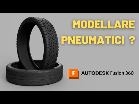 Fusion 360 Course - Lesson 14 - How to 3D Model Tires - Rubber Tire 3D Modeling