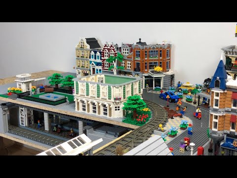 Bau einer Lego Stadt Teil 83. - Das Parkcafé