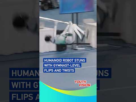Humanoid robot stuns with gymnast-level flips and twists
