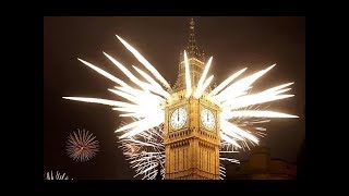 2017 New Year - Big Ben Chimes Midnight